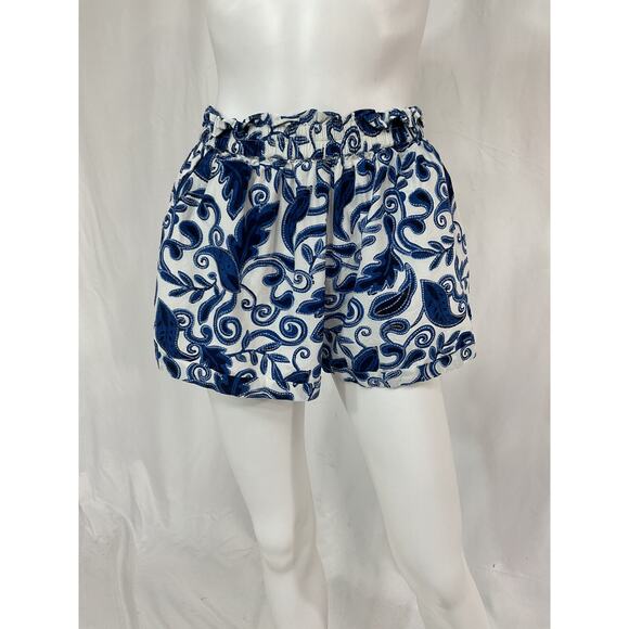 Cleobella 'Savannah' Blue Poplin Short Size S - Picture 2 of 5